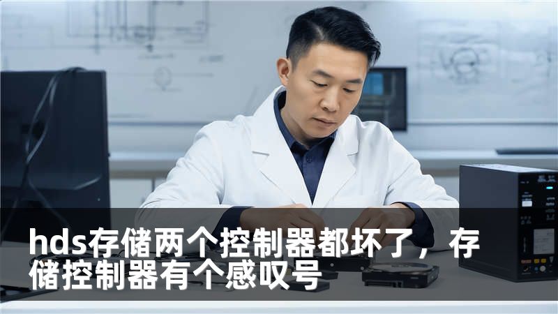 hds存储两个控制器都坏了，存储控制器有个感叹号