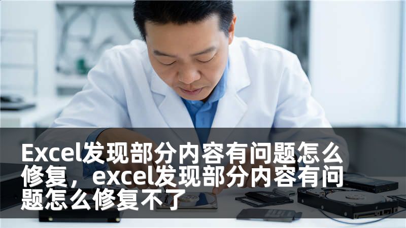 Excel发现部分内容有问题怎么修复，excel发现部分内容有问题怎么修复不了
