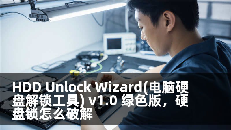 HDD Unlock Wizard(电脑硬盘解锁工具) v1.0 绿色版，硬盘锁怎么破解