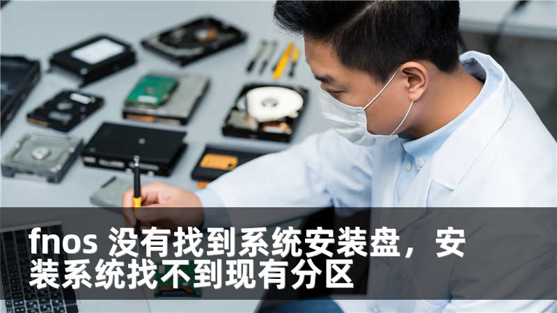fnos 没有找到系统安装盘，安装系统找不到现有分区