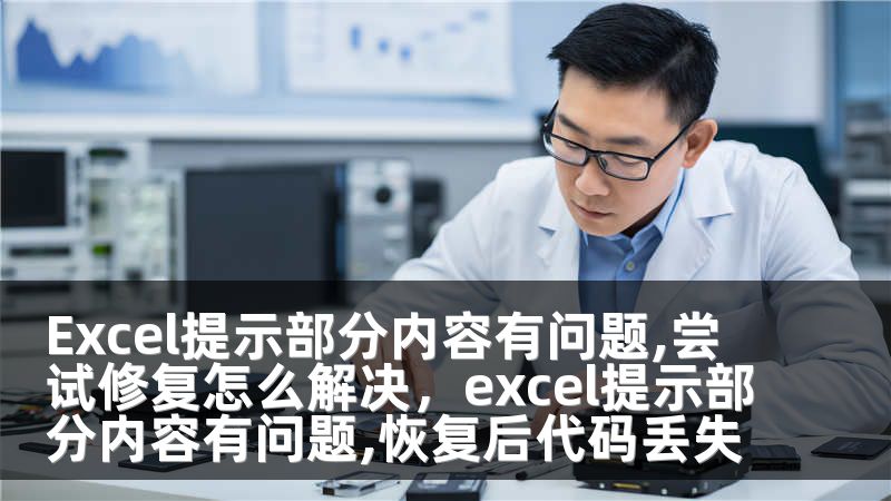 Excel提示部分内容有问题,尝试修复怎么解决，excel提示部分内容有问题,恢复后代码丢失