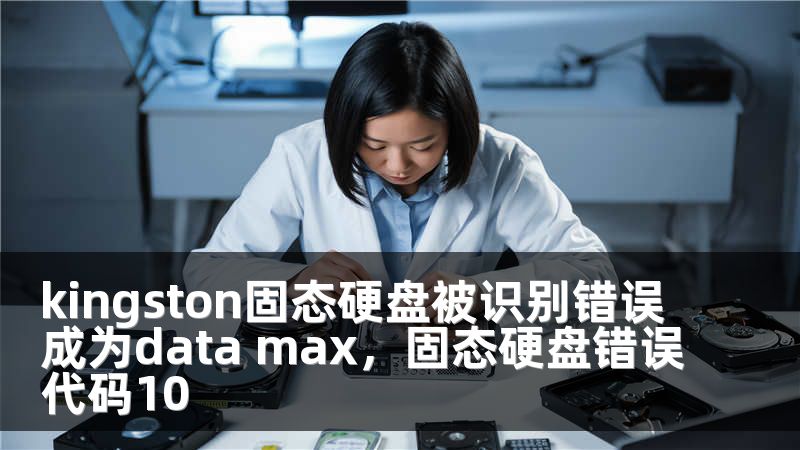 kingston固态硬盘被识别错误成为data max，固态硬盘错误代码10
