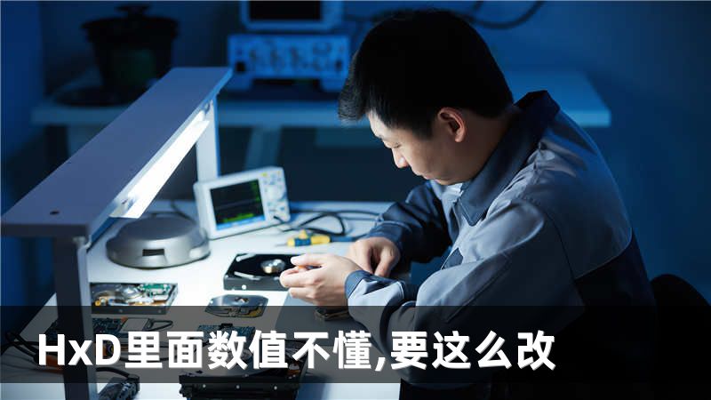 HxD里面数值不懂,要这么改