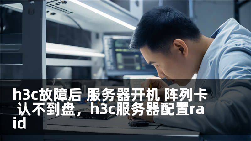 h3c故障后 服务器开机 阵列卡 认不到盘，h3c服务器配置raid