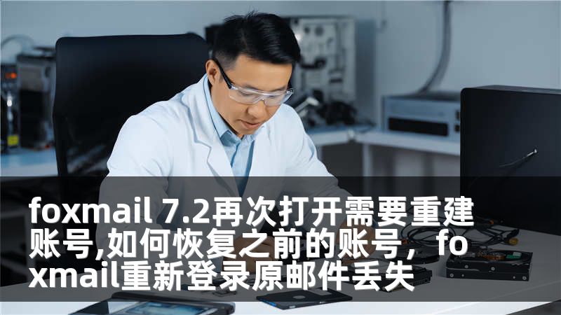 foxmail 7.2再次打开需要重建账号,如何恢复之前的账号，foxmail重新登录原邮件丢失