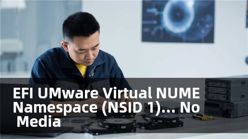 EFI UMware Virtual NUME Namespace (NSID 1)... No Media
