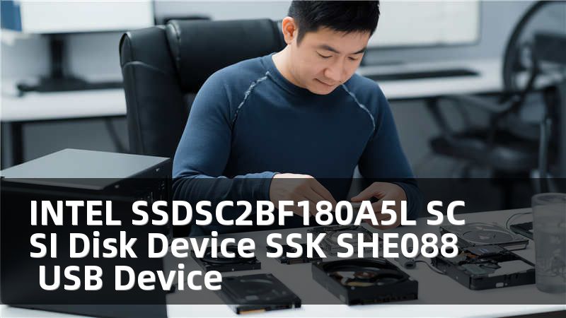 INTEL SSDSC2BF180A5L SCSI Disk Device SSK SHE088 USB Device