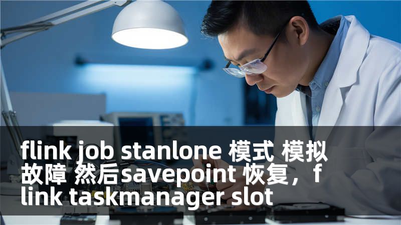 flink job stanlone 模式 模拟故障 然后savepoint 恢复，flink taskmanager slot