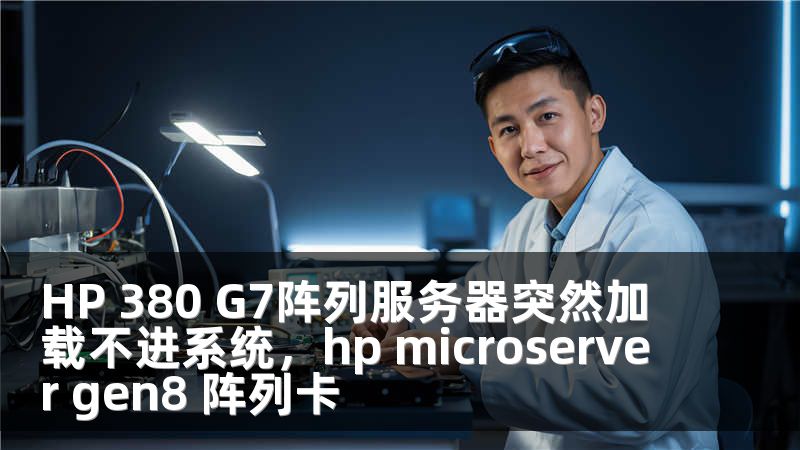 HP 380 G7阵列服务器突然加载不进系统，hp microserver gen8 阵列卡