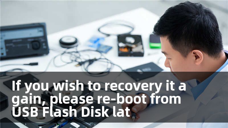 If you wish to recovery it again, please re-boot from USB Flash Disk lat