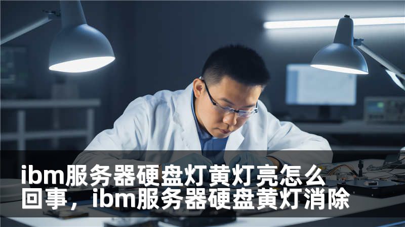 ibm服务器硬盘灯黄灯亮怎么回事，ibm服务器硬盘黄灯消除