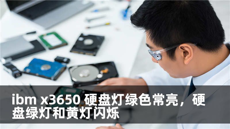 ibm x3650 硬盘灯绿色常亮，硬盘绿灯和黄灯闪烁