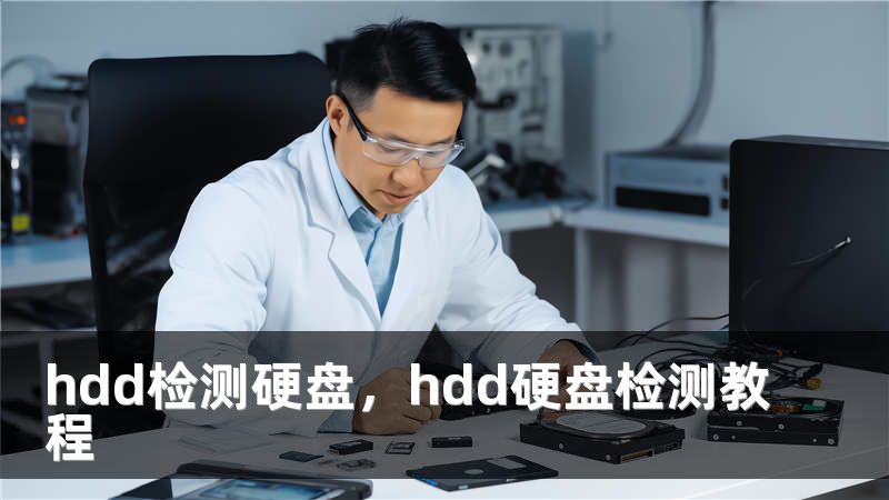 hdd检测硬盘，hdd硬盘检测教程