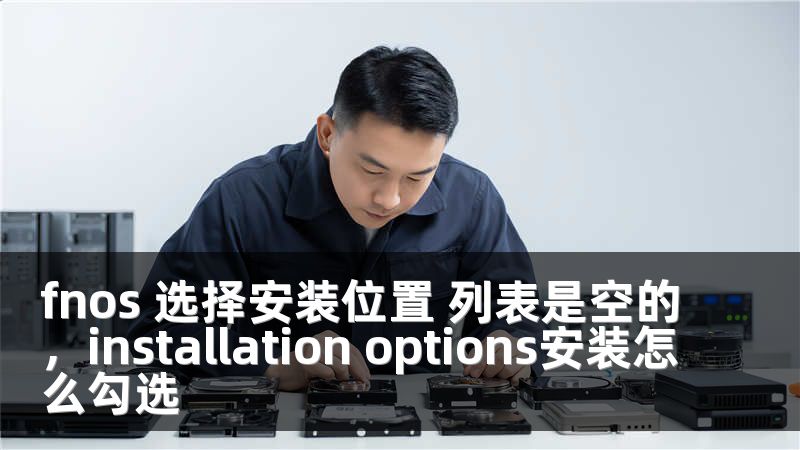 fnos 选择安装位置 列表是空的，installation options安装怎么勾选