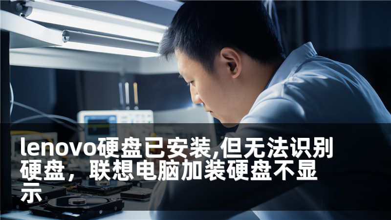 lenovo硬盘已安装,但无法识别硬盘，联想电脑加装硬盘不显示