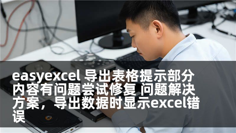 easyexcel 导出表格提示部分内容有问题尝试修复 问题解决方案，导出数据时显示excel错误
