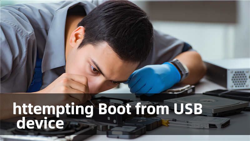 httempting Boot from USB device