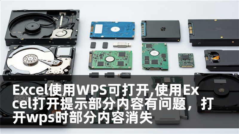 Excel使用WPS可打开,使用Excel打开提示部分内容有问题，打开wps时部分内容消失