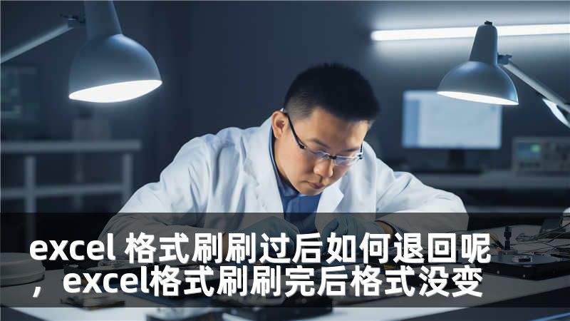 excel 格式刷刷过后如何退回呢，excel格式刷刷完后格式没变