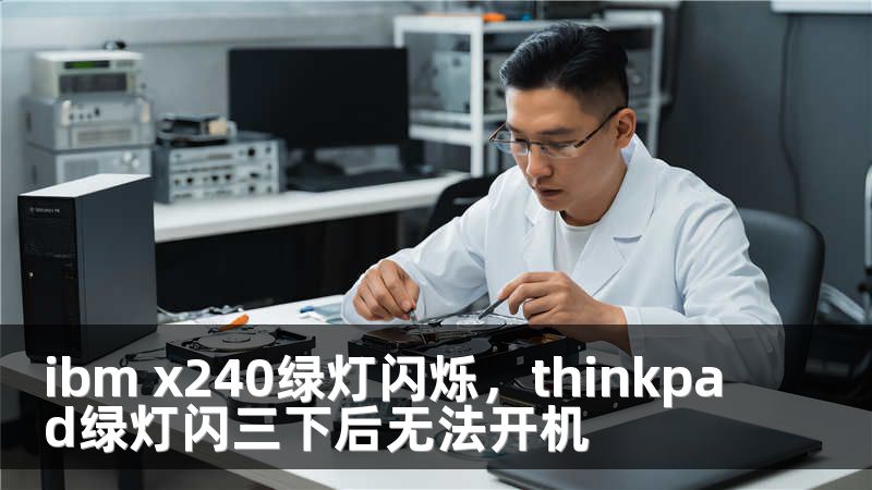 ibm x240绿灯闪烁，thinkpad绿灯闪三下后无法开机