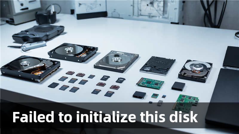Failed to initialize this disk