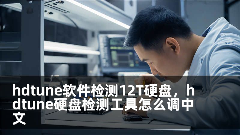 hdtune软件检测12T硬盘，hdtune硬盘检测工具怎么调中文