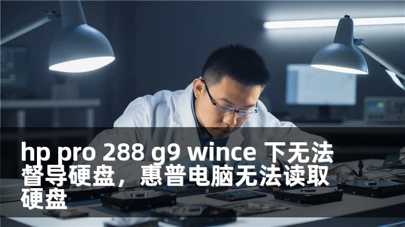 hp pro 288 g9 wince 下无法督导硬盘，惠普电脑无法读取硬盘