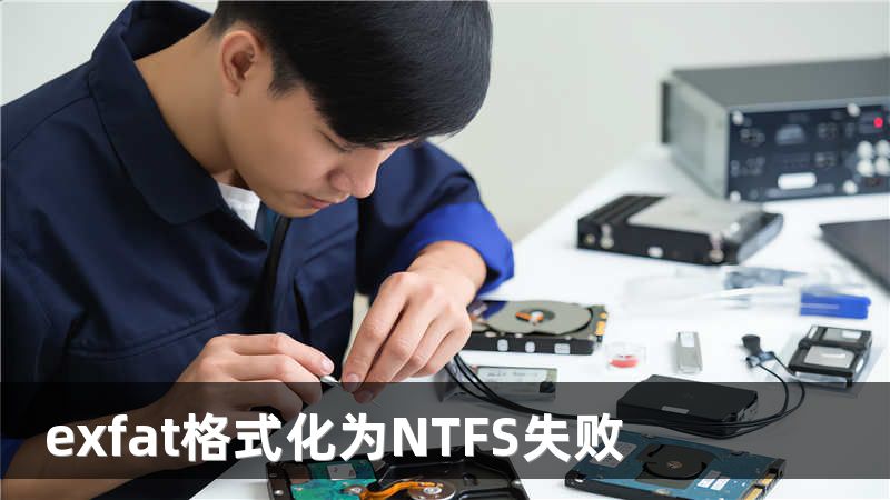 exfat格式化为NTFS失败