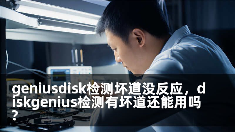 geniusdisk检测坏道没反应，diskgenius检测有坏道还能用吗?