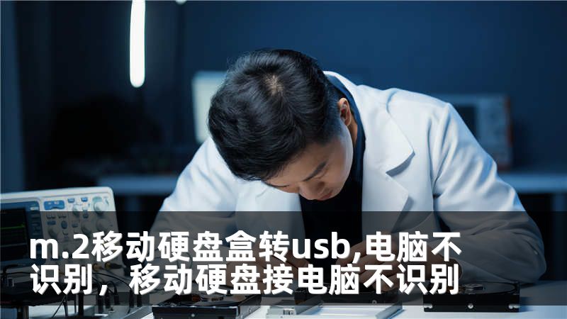 m.2移动硬盘盒转usb,电脑不识别，移动硬盘接电脑不识别