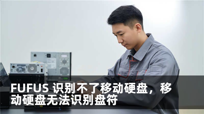 FUFUS 识别不了移动硬盘，移动硬盘无法识别盘符