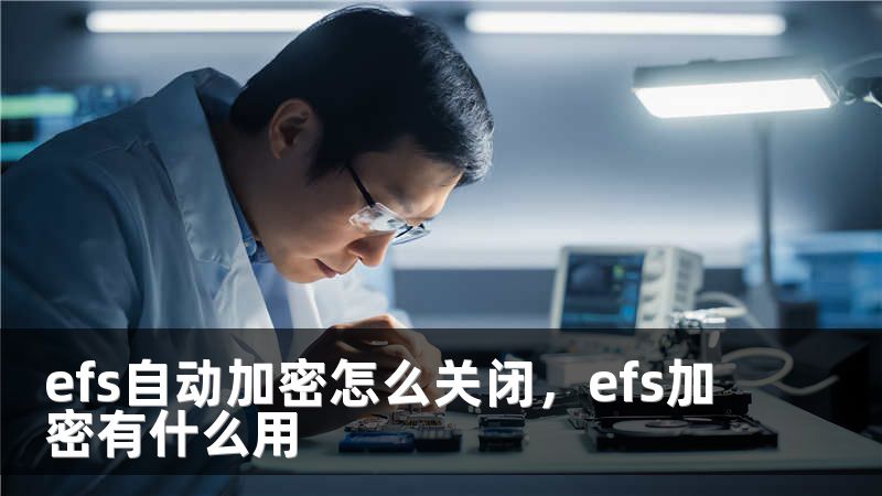 efs自动加密怎么关闭，efs加密有什么用