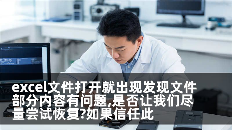 excel文件打开就出现发现文件部分内容有问题,是否让我们尽量尝试恢复?如果信任此