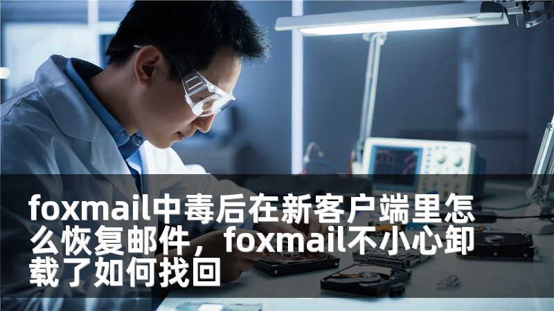 foxmail中毒后在新客户端里怎么恢复邮件，foxmail不小心卸载了如何找回