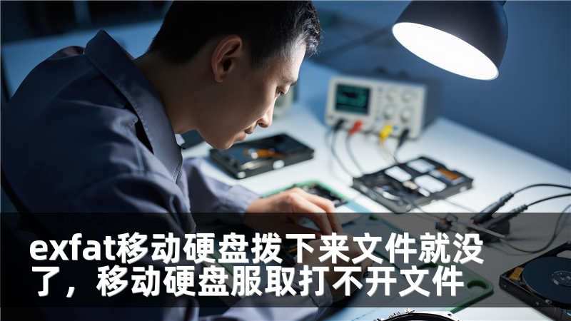 exfat移动硬盘拨下来文件就没了，移动硬盘服取打不开文件