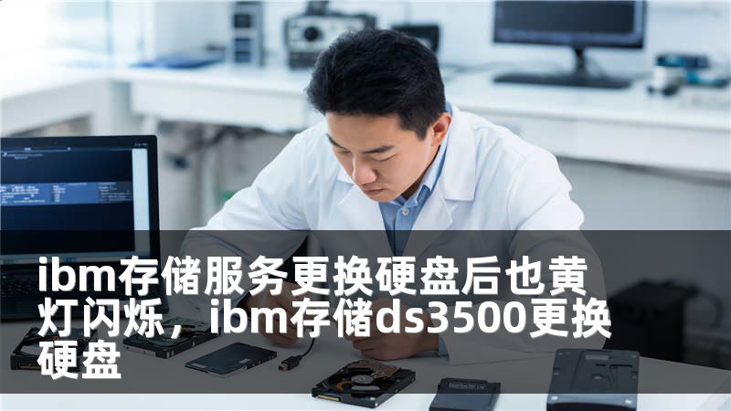 ibm存储服务更换硬盘后也黄灯闪烁，ibm存储ds3500更换硬盘