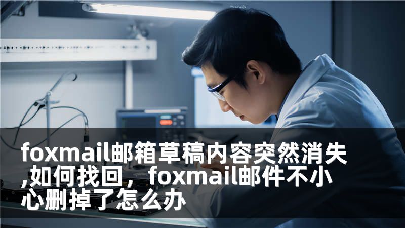 foxmail邮箱草稿内容突然消失,如何找回，foxmail邮件不小心删掉了怎么办