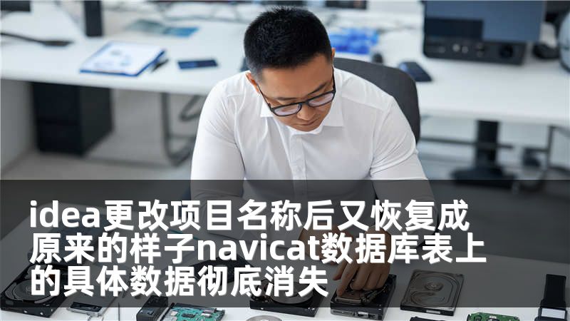 idea更改项目名称后又恢复成原来的样子navicat数据库表上的具体数据彻底消失