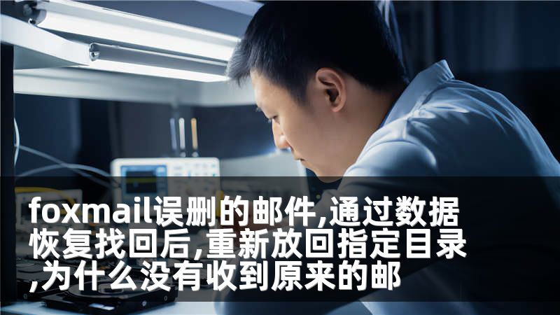 foxmail误删的邮件,通过数据恢复找回后,重新放回指定目录,为什么没有收到原来的邮