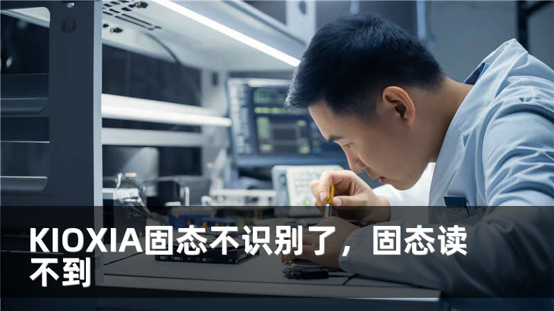 KIOXIA固态不识别了，固态读不到