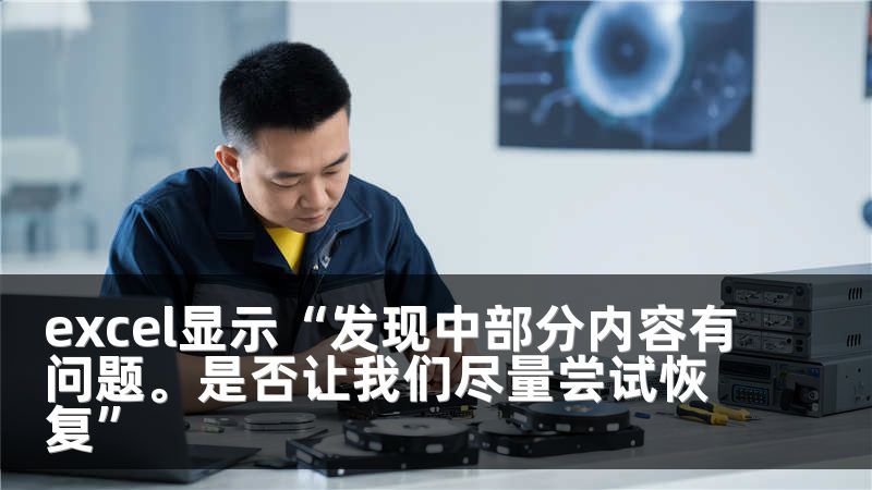 excel显示“发现中部分内容有问题。是否让我们尽量尝试恢复”