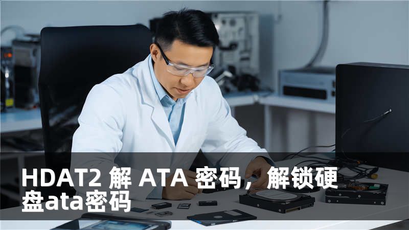 HDAT2 解 ATA 密码，解锁硬盘ata密码