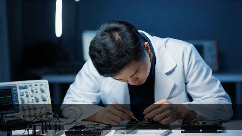 1T希捷移动硬盘 摔在地上 不认盘恢复成功