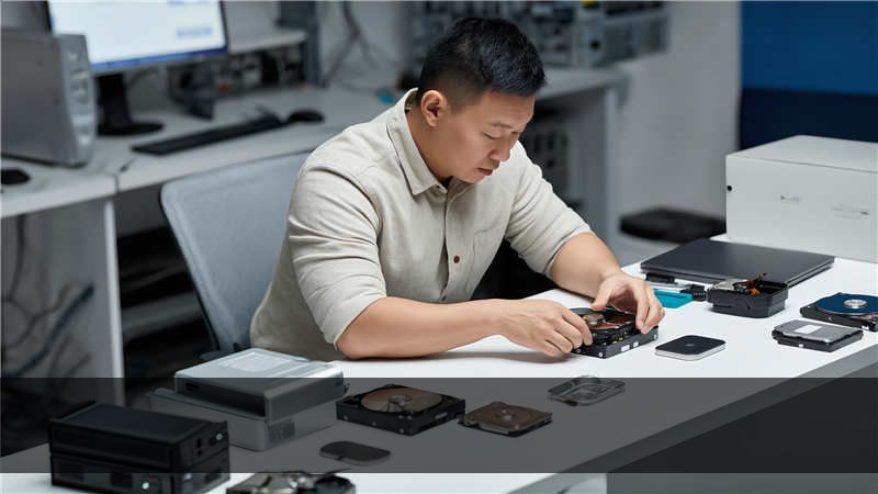 新移动硬盘灯亮但不读取？工程师手把手排查与救砖方案