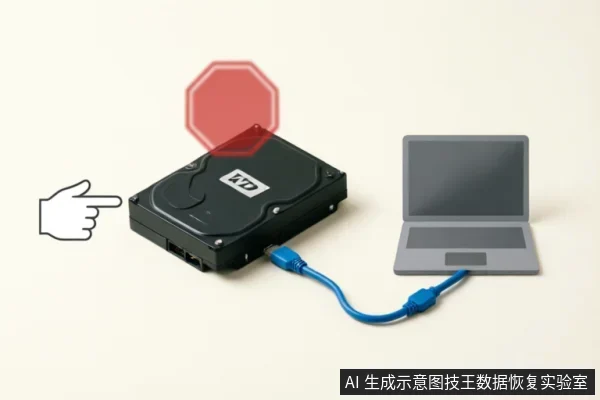 WD5000LPVT 硬盘异响或掉盘:立即停止通电与扫描,核对连接并评估是否需专业检测