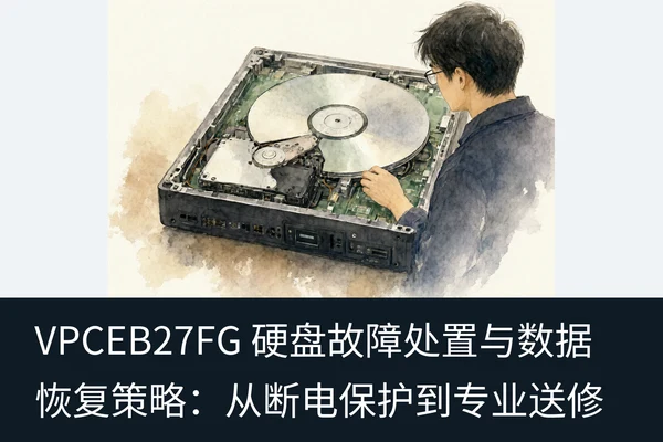 VPCEB27FG 硬盘故障处置与数据恢复策略：从断电保护到专业送修（1）