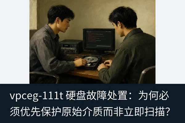 vpceg-111t 硬盘故障处置：为何必须优先保护原始介质而非立即扫描？（2）