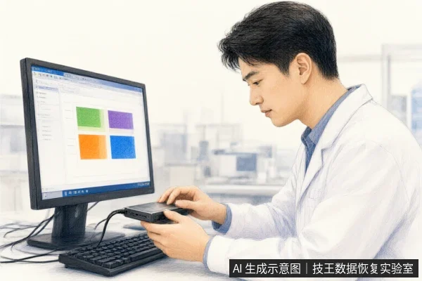 文章内容场景示意图:WinHex矫正数据位置前,先判断设备能否稳定读取与是否出现停止信号