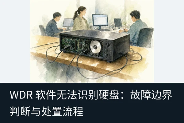 WDR 软件无法识别硬盘：故障边界判断与处置流程（2）