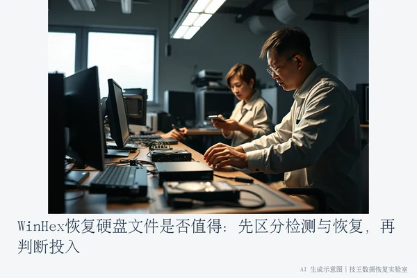 WinHex恢复硬盘文件是否值得:先区分检测与恢复,再判断投入(2)